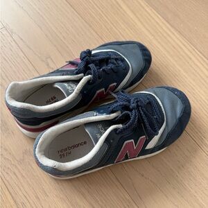 New Balance Kids' Sneakers in Navy and Pink